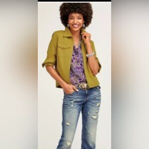 Cabi Moss Gold Touring Jacket